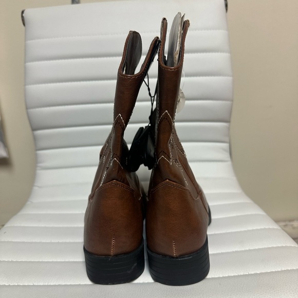 Kids Brown Cowboy Boots - Picture 8 of 8